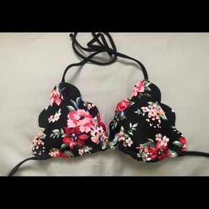 floral bikini top